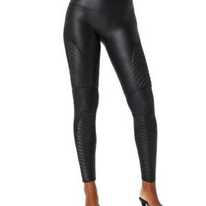 Black Faux Leather Leggings
